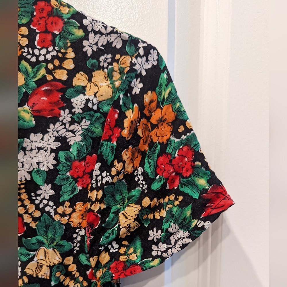 Philosophy Floral Button Down Maxi Dress Size 2 boho - Picture 4 of 7